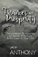 Anthony's Finances and Prosperity Scripture Declarations