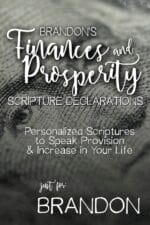 Brandon's Finances and Prosperity Scripture Declarations