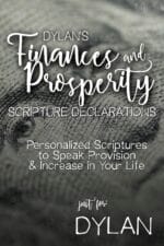 Dylan's Finances and Prosperity Scripture Declarations