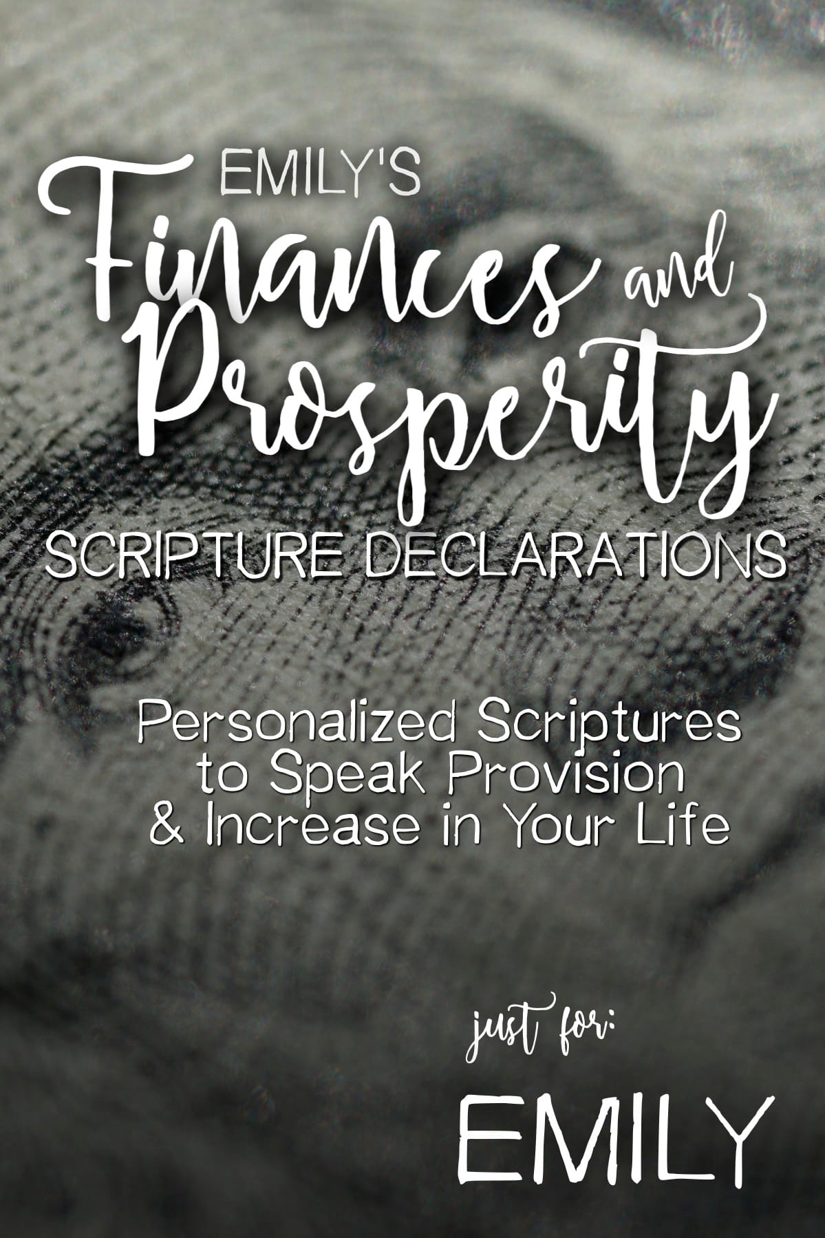 Emily’s Finances and Prosperity Scripture Declarations