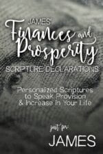 James' Finances and Prosperity Scripture Declarations