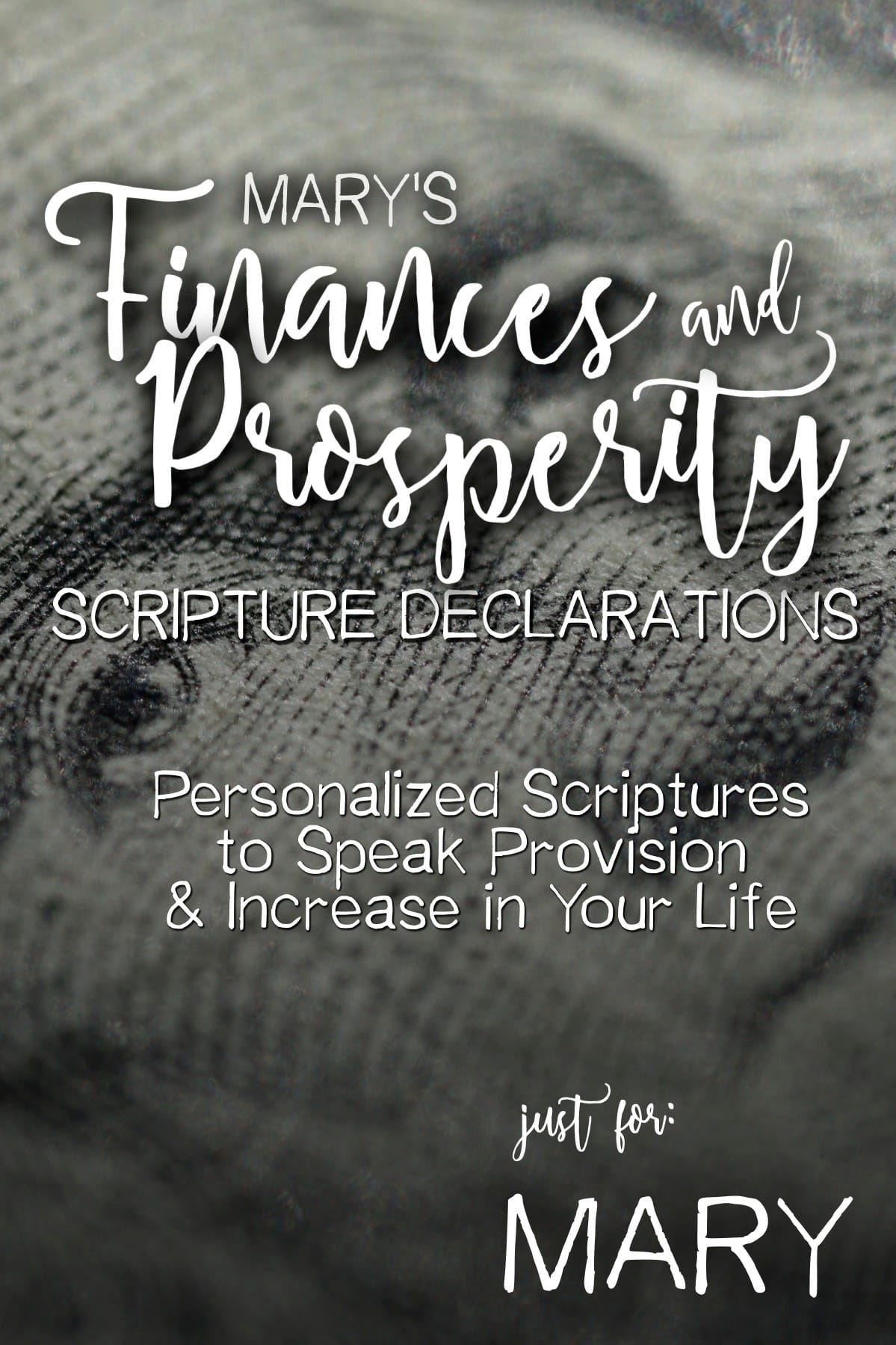 Mary’s Finances and Prosperity Scripture Declarations