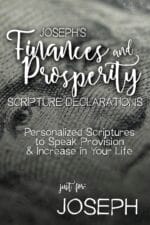 Joseph's Finances and Prosperity Scripture Declarations