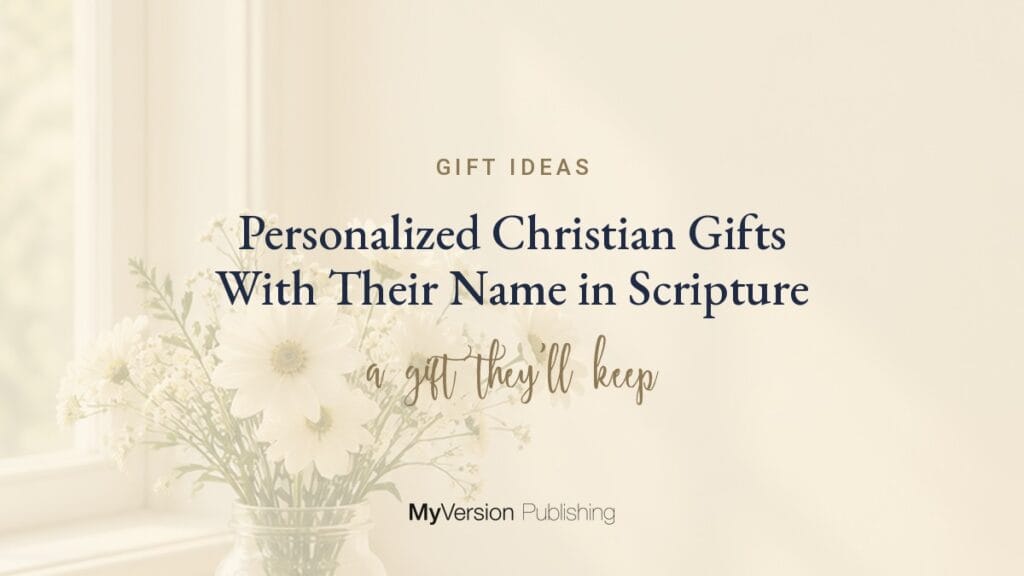 Personalized Christian Gifts With Their Name in Scripture