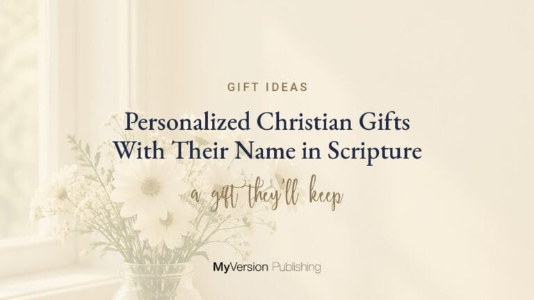 Personalized Christian Gifts With Their Name in Scripture